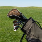 Geometrische leenportret golfheadcover (Insitu)
