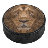 Geometrische leenportret hockey puck (3/4)