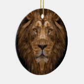 Geometrische leenportret keramisch ornament (Rechts)