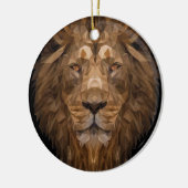 Geometrische leenportret keramisch ornament (Links)