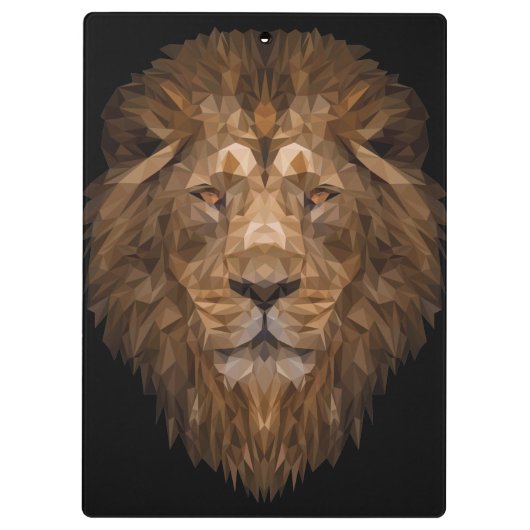 Geometrische leenportret klembord (Achterkant)