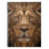 Geometrische leenportret notitieboek (Voorkant)