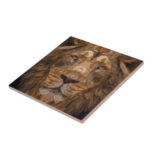 Geometrische leenportret tegeltje (Zijkant)