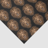 Geometrische leenportret tissuepapier (Detail)