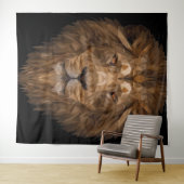 Geometrische leenportret wandkleed (In Situ (horizontaal))