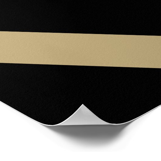 Geometrische Leeuw abstract Dier Moderne Kunst Zwa Poster (Hoek)