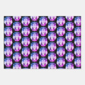 Geometrische leeuw inpakpapier vel (Voorkant 2)