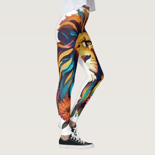 Geometrische leeuw leggings (Rechts)