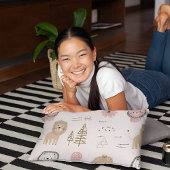 geometrische leeuwenpatroon-Kussensloop Kussensloop