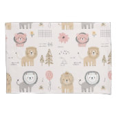 geometrische leeuwenpatroon-Kussensloop Kussensloop (Voorkant)