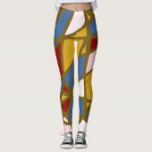 geometrische Leggings (Voorkant)