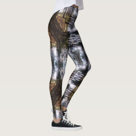 Geometrische Leggings van de hoge boom