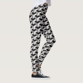 Geometrische Leggings van het lichtspatroon met sc (Rechts)
