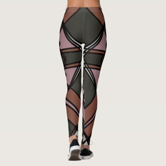 Geometrische Leggings van Joya Eve (Achterkant)