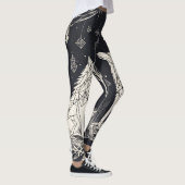 Geometrische Leggings voor zwarte en witte wolven (Rechts)