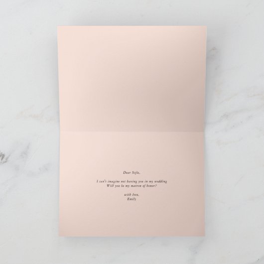 Geometrische lente-bloei-matron van het eervolle v kaart (Binnen)