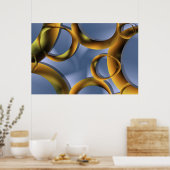 Geometrische les. poster (Keuken)