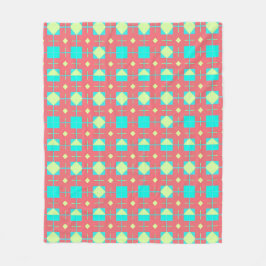 Geometrische Levendige Gezellige Huisstijl Kunst Fleece Deken