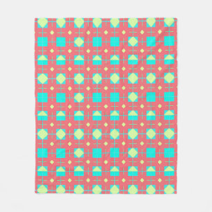 Geometrische Levendige Gezellige Huisstijl Kunst Fleece Deken