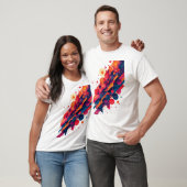 geometrische levendigheid t-shirt (Unisex)