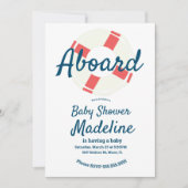 Geometrische Levensreddingsring Nautilus Baby Show Kaart (Voorkant)