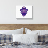 Geometrische libel Mandala Life Flower Symbool Canvas Afdruk (Insitu (Slaapkamer))