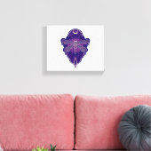 Geometrische libel Mandala Life Flower Symbool Canvas Afdruk (Insitu (Woonkamer))