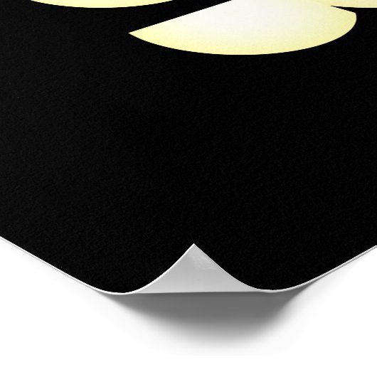 Geometrische lichtdoorlatend fractaal Poster (Hoek)