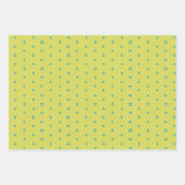 Geometrische liefde harten, stippen en chevron str inpakpapier vel (Voorkant 2)