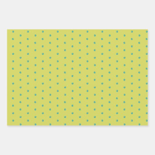 Geometrische liefde harten, stippen en chevron str inpakpapier vel (Voorkant 2)