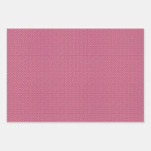 Geometrische liefde in Magenta, Koraal, Roze Inpakpapier Vel (Voorkant 2)