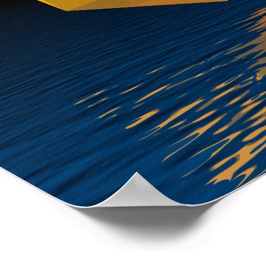 Geometrische lijm poster (Hoek)