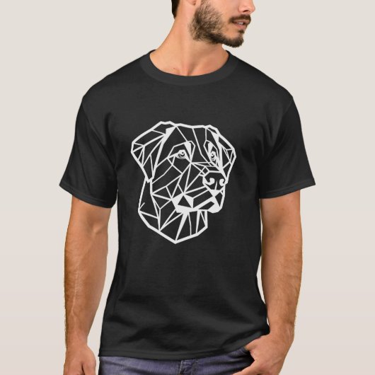 Geometrische lijn Art Anatolische Herder Hond Kang T-shirt (Voorkant)