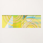 Geometrische lijn Vormen Yoga Mat (Achterkant (horizontaal))