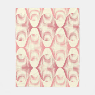 Geometrische lijnen: Abstracte naadloze achtergron Fleece Deken