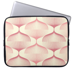 Geometrische lijnen: Abstracte naadloze achtergron Laptop Sleeve
