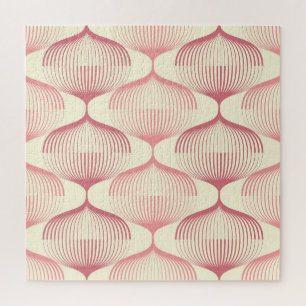 Geometrische lijnen: Abstracte naadloze achtergron Legpuzzel