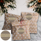 Geometrische lijnen Zwart Aangepaste tekstlabels S Ronde Sticker