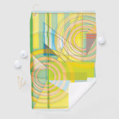 Geometrische lijnvormen golfhanddoek (Insitu)
