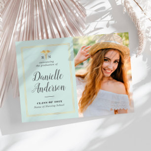 geometrische lijst verpleegkundige afstuderen aank aankondiging