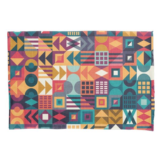 Geometrische Lijsten 4 Kussensloop (Voorkant)