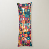 Geometrische Lijsten 4 Lichaamskussen (Achterkant (Verticaal))