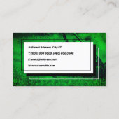 Geometrische lijsten en maaien visitekaartje (Achterkant)