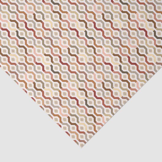 Geometrische linkpatronen van de middelbare schijf tissuepapier (Detail)