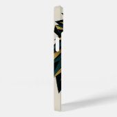 Geometrische Lion Art iPhone Case – Abstract Hoesj (Achterkant / Rechts)