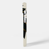 Geometrische Lion Art iPhone Case – Abstract Hoesj (Achterkant / Links)