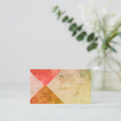 Geometrische  look-visitekaartje visitekaartje (Staand voorkant)