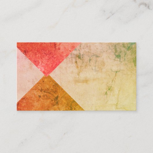 Geometrische  look-visitekaartje visitekaartje (Voorkant)