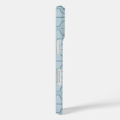 Geometrische Lotus Grid patroon - De witte Lotus Case-Mate iPhone Case (Achterkant / Rechts)