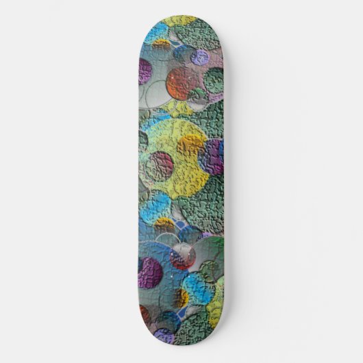Geometrische luchtkussenkaart skateboard (Voorkant)